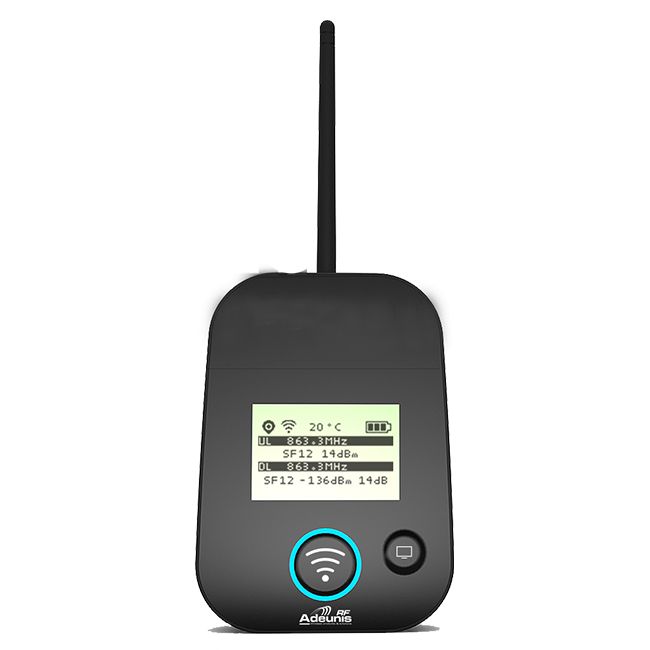 Tetstez la couverture de votre réseau avec le FIELD TEST DEVICE pour pouvoir connecté vos capteurs sigfox et capteurs Lora, solution iot, smart building, smart city, smart industry