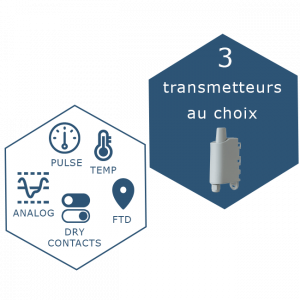 IoT Solution : Toolbox connectée LoraWan avec le choix de 3 capteurs, Smart Indsutry, Smart Building, Smart City