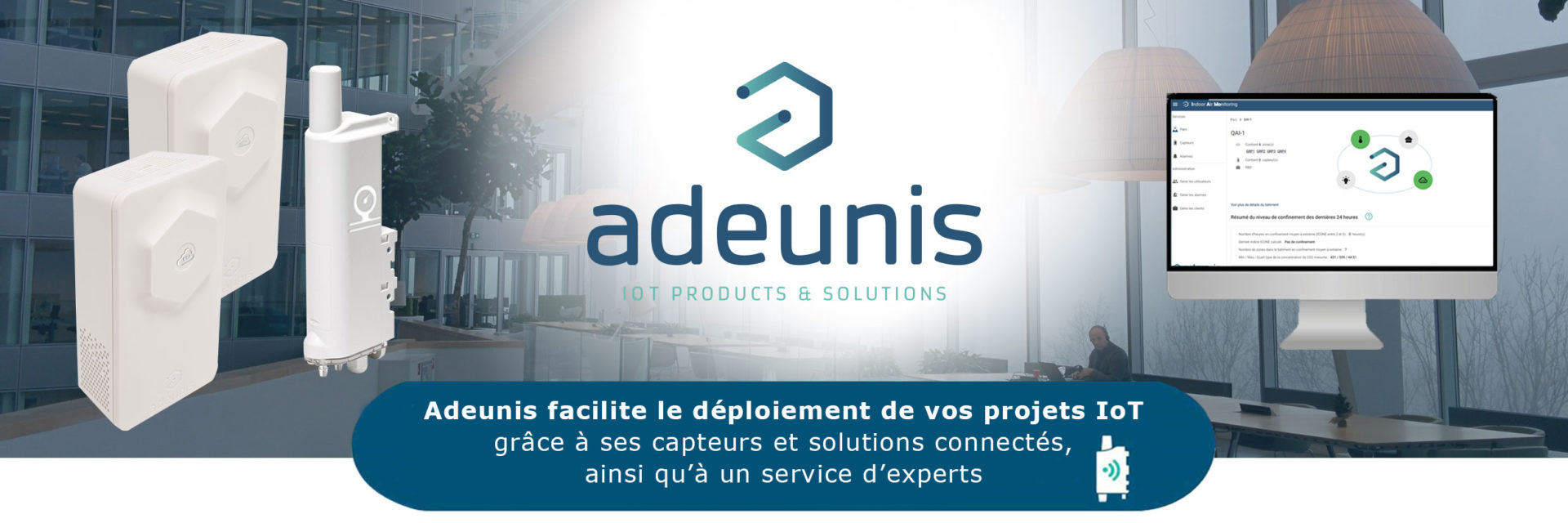 adeunis, iot, capteurs connectés, smart building