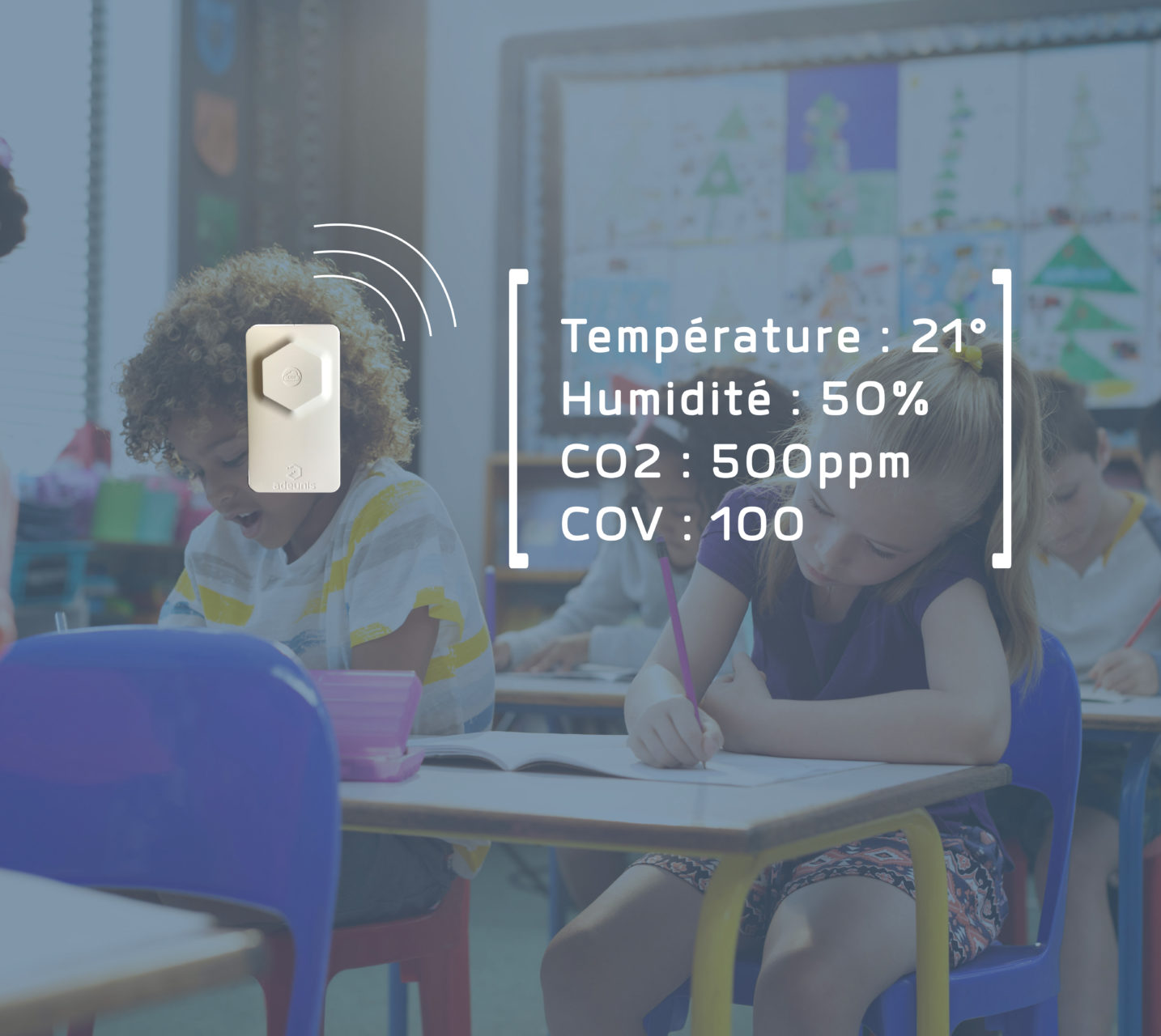 capteur ; iot ; comfort ; serenity ; qualite de l'air ; temperature ; humidite ; cov ; nb-iot ; lte